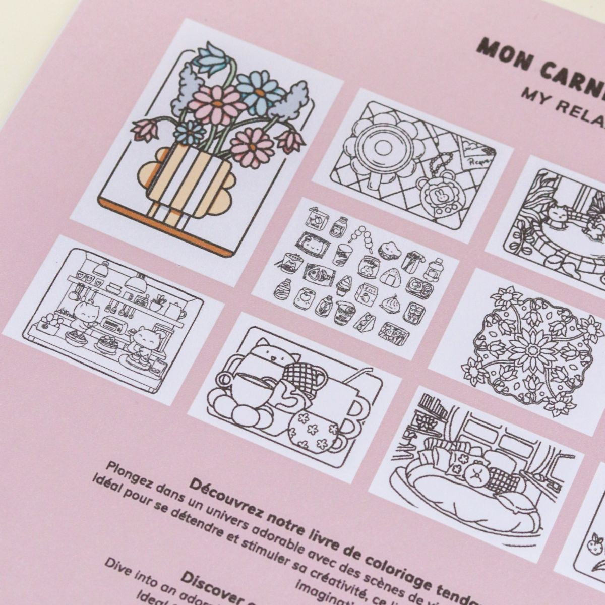 DIY HOME DECO - Mon kit de coloriage détente