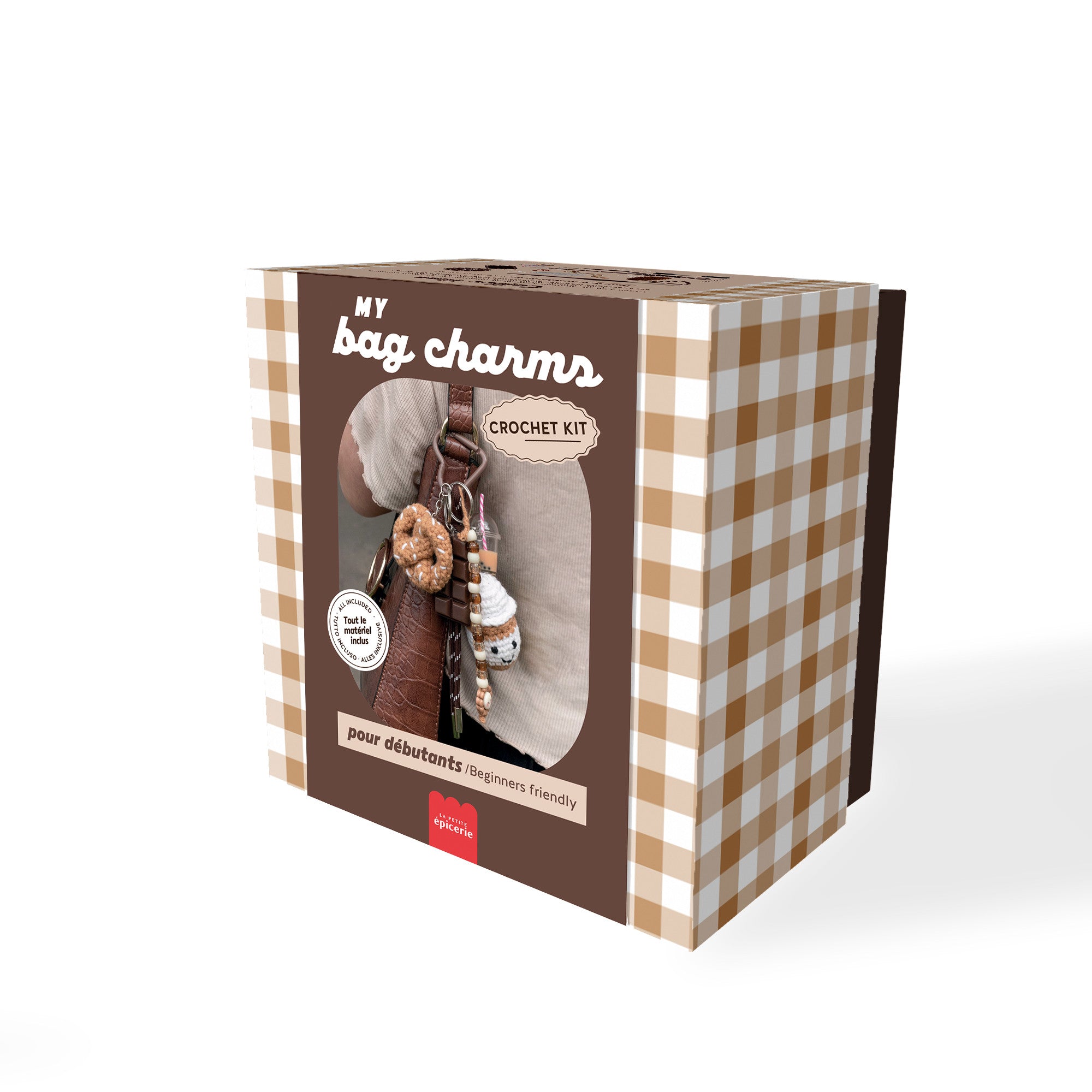 Achat Kit DIY Crochet Bag Charms - Coffee Time