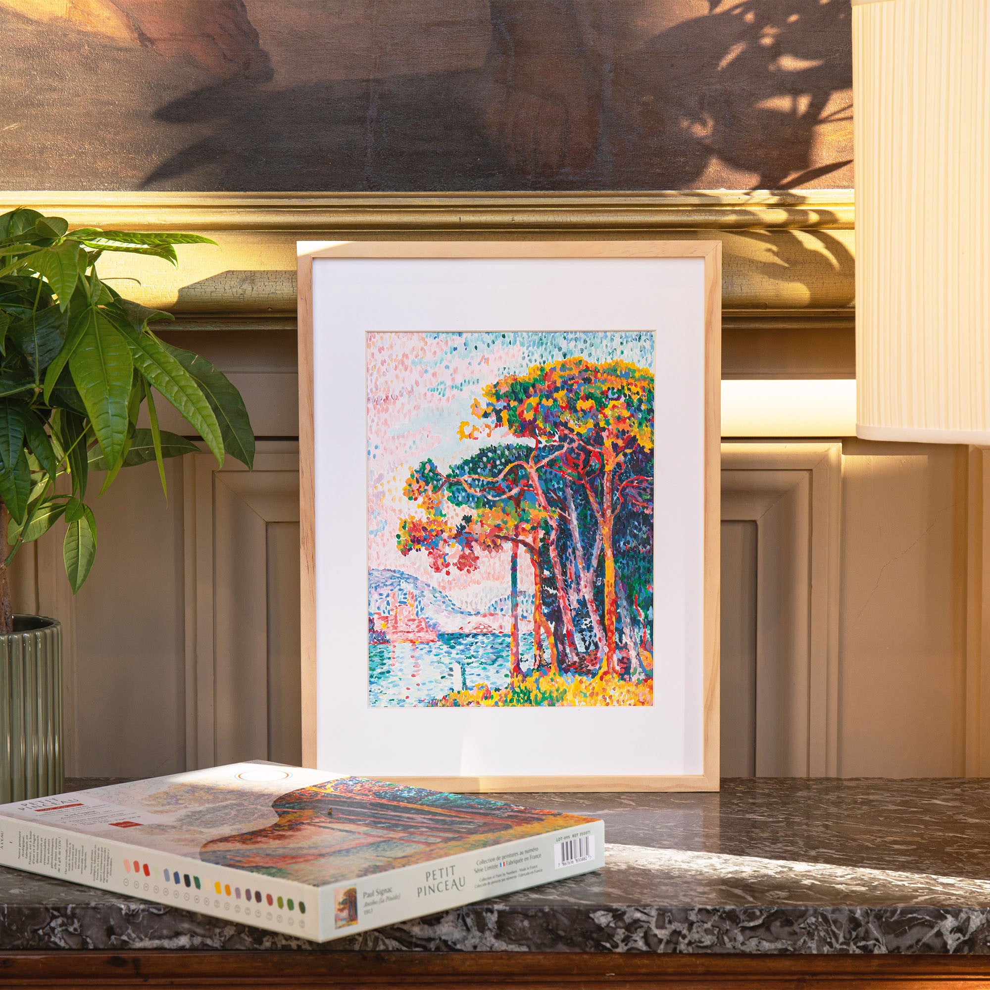Coffret peinture au numéro - Antibes (La Pinède) - Paul Signac