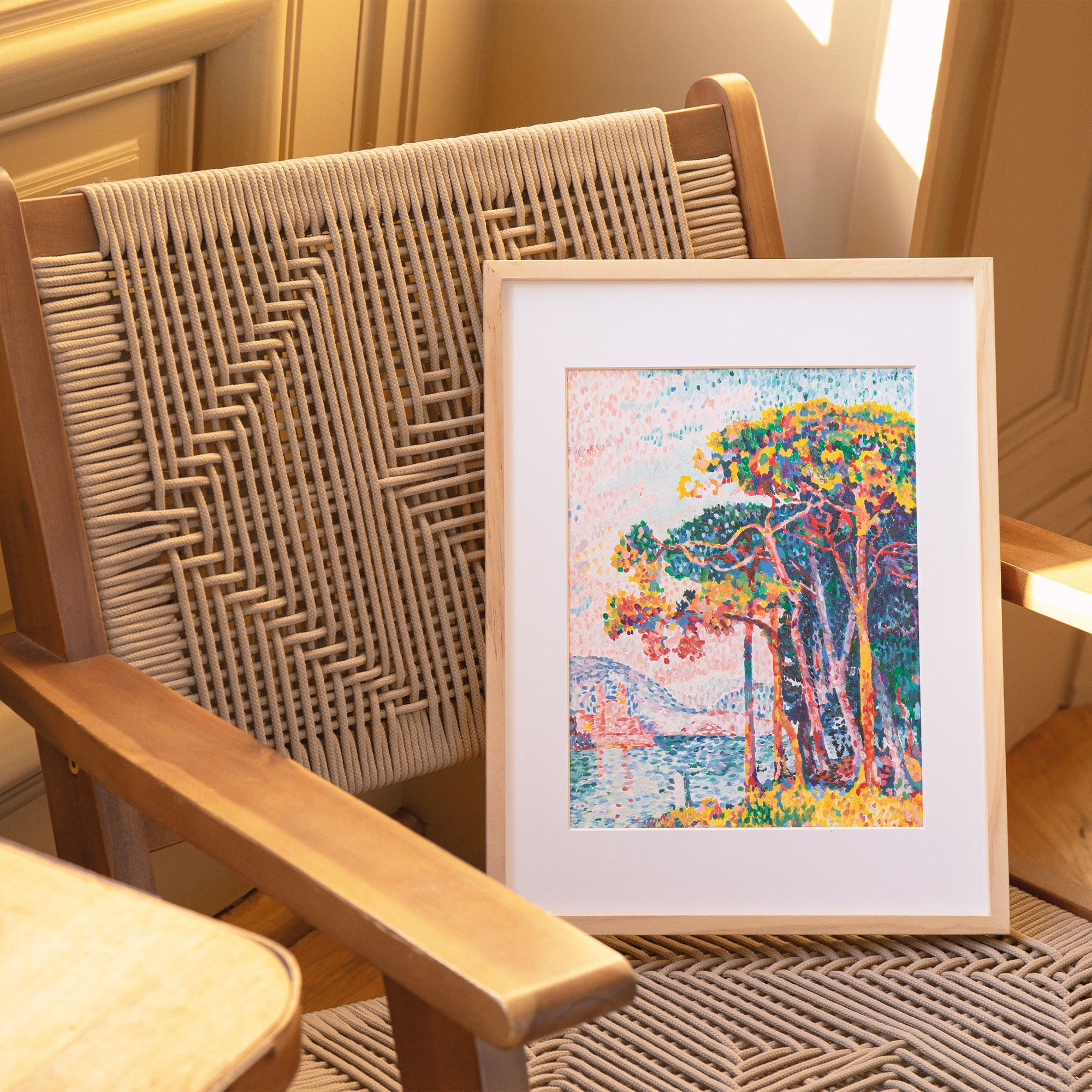 Coffret peinture au numéro - Antibes (La Pinède) - Paul Signac