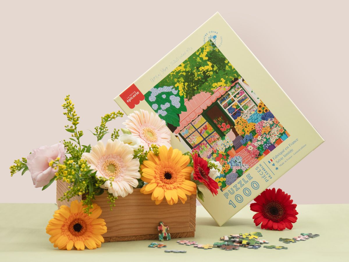 Puzzle Floral Shop par Studio Grand-Père - 1000 pièces