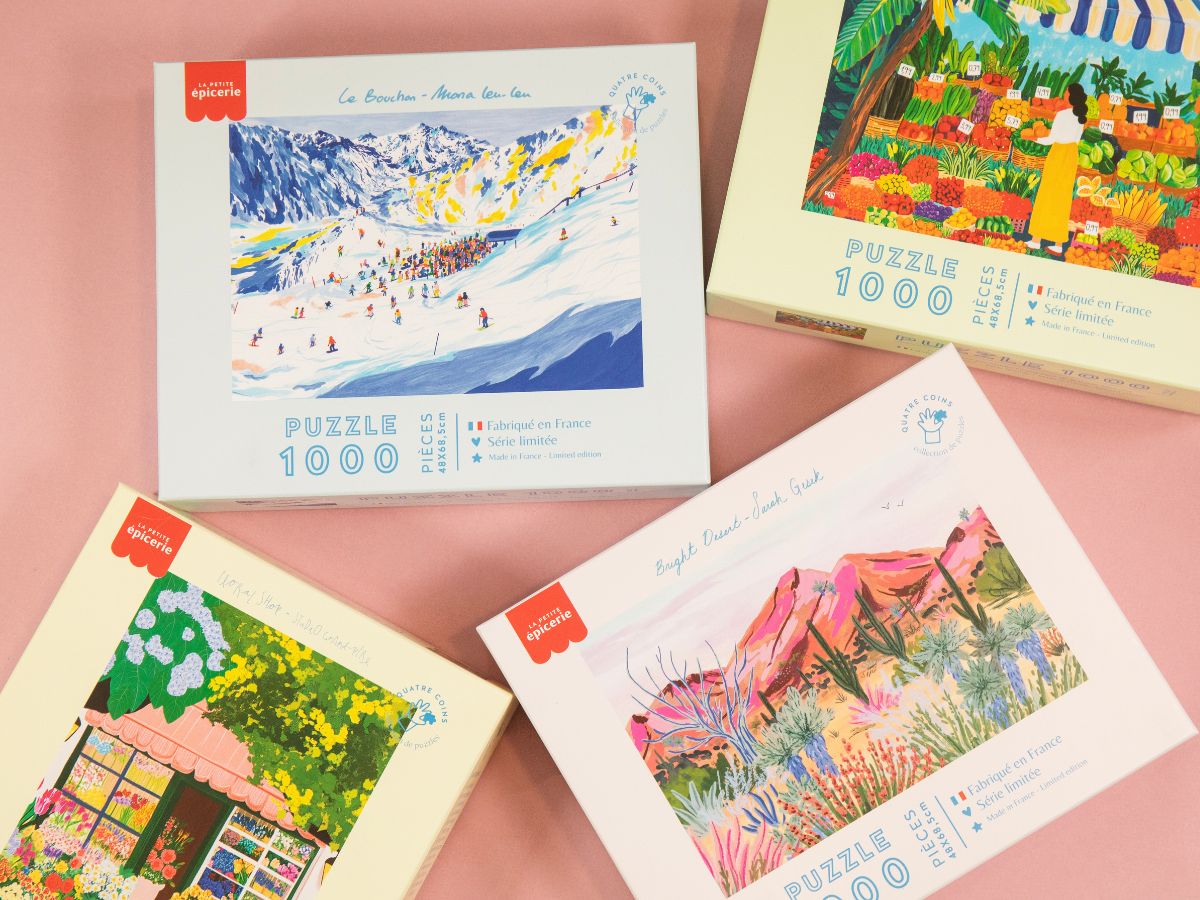 Puzzle Bright Desert par Sarah Gesek - 1000 pièces