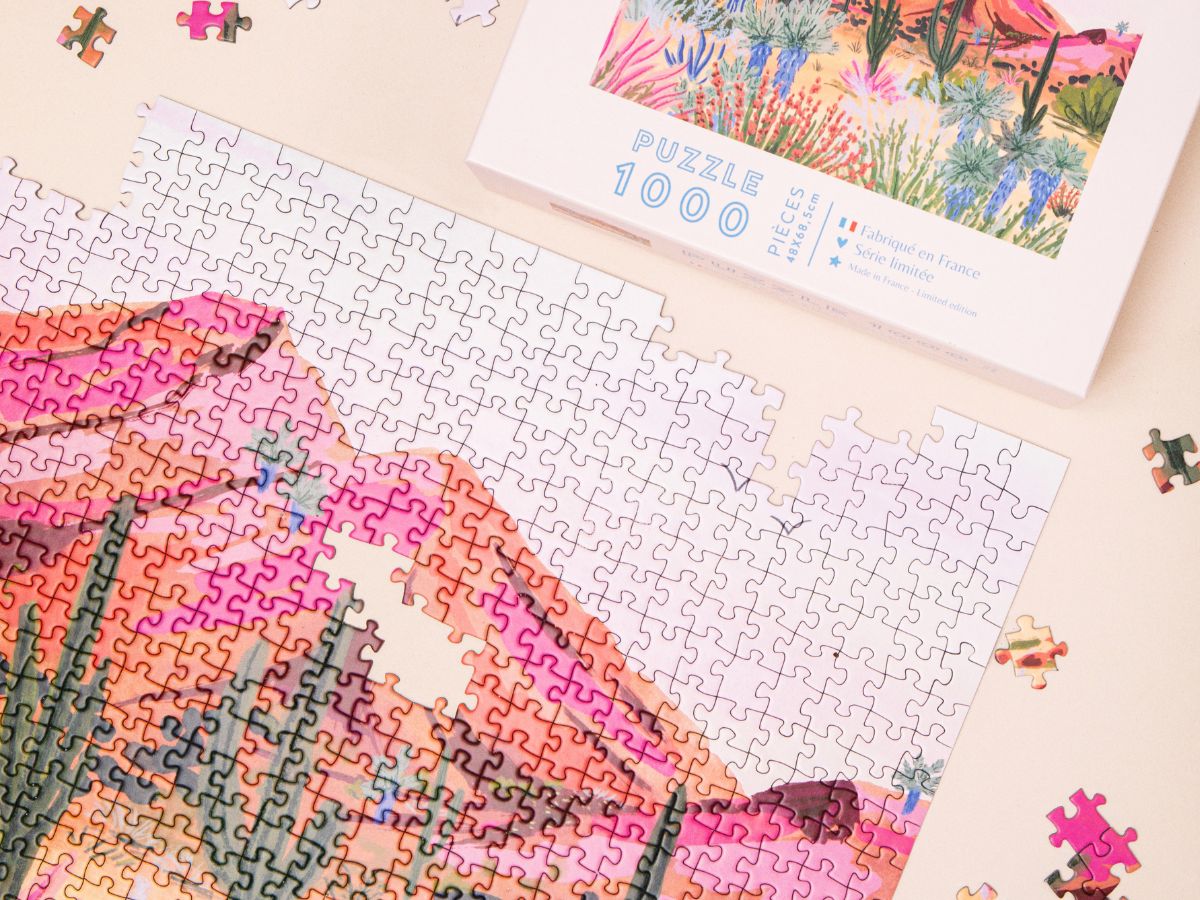 Puzzle Bright Desert par Sarah Gesek - 1000 pièces