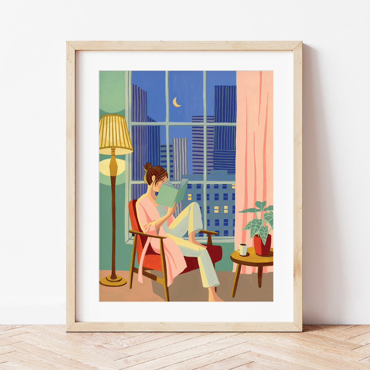 Coffret peinture au numéro - Nuit Bleue