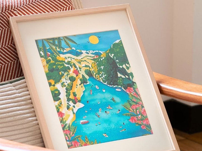 Coffret peinture au numéro - Les Gorges du Verdon par Nolwenn Studio