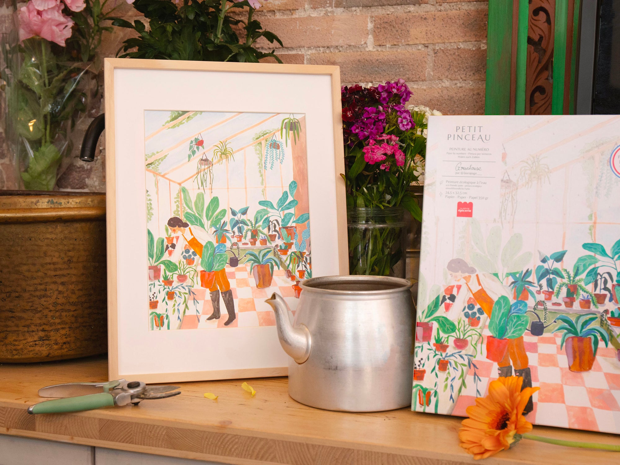 Coffret peinture au numéro - Greenhouse