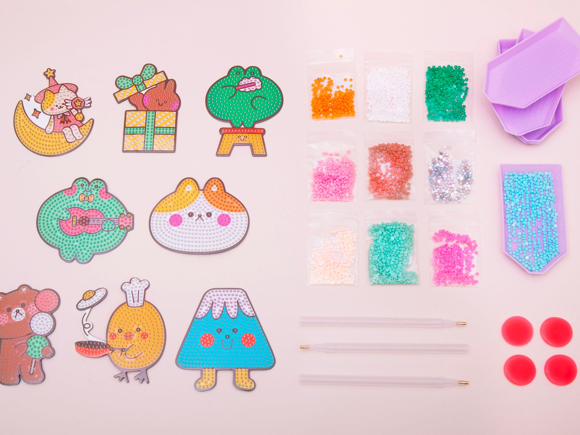 Petit Diamond Kids - Kit Party Pack Magnets (pour 8 enfants)