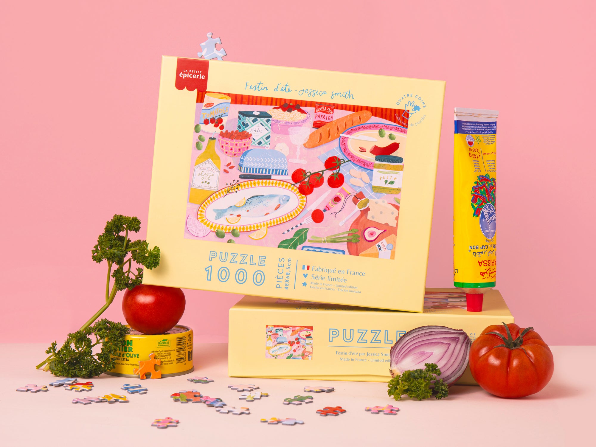 Puzzle Festin d'été par Jessica Smith  - 1000 pièces