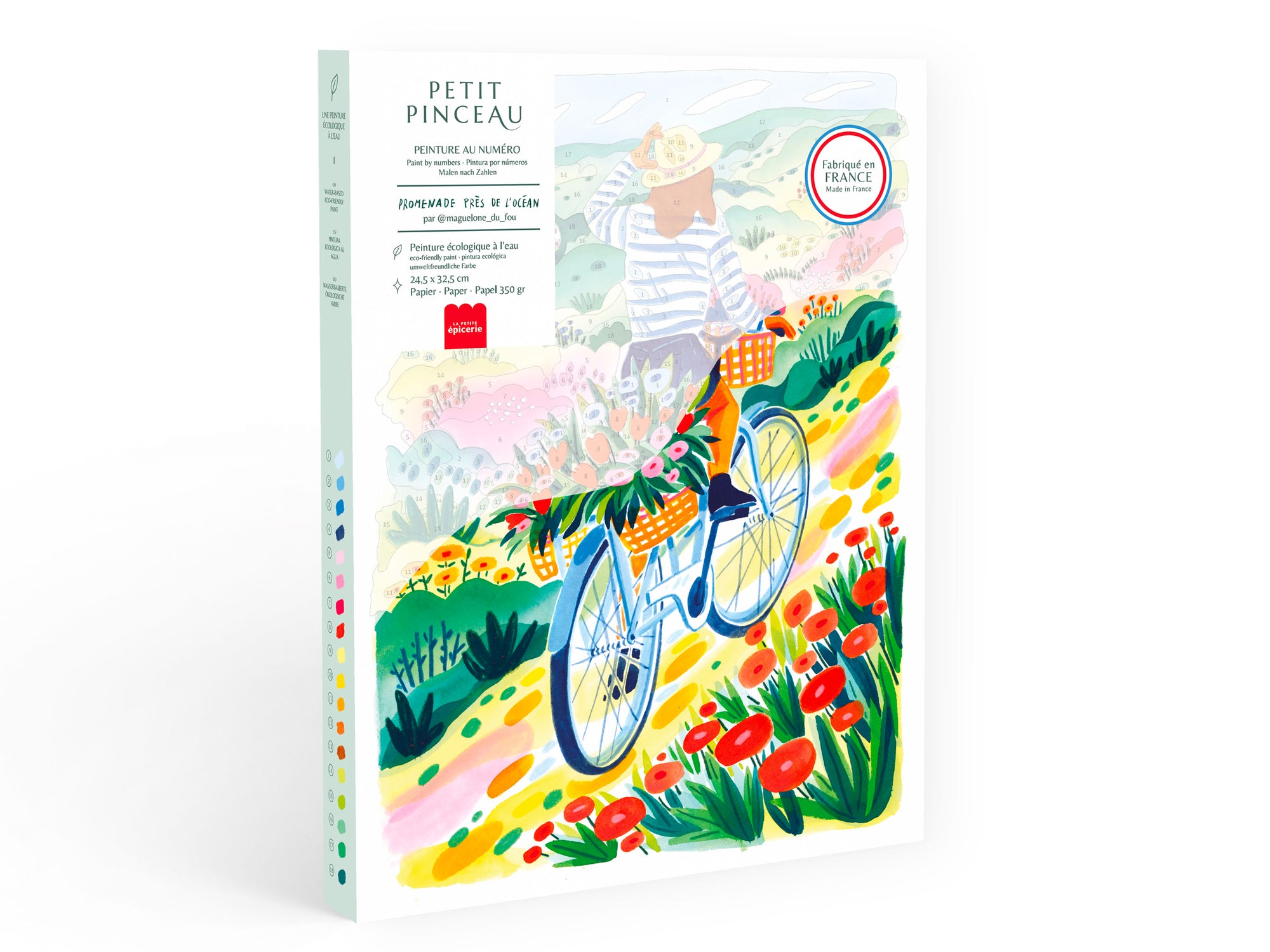 Achat Coffret peinture au numéro - Promenade près de l'Océan