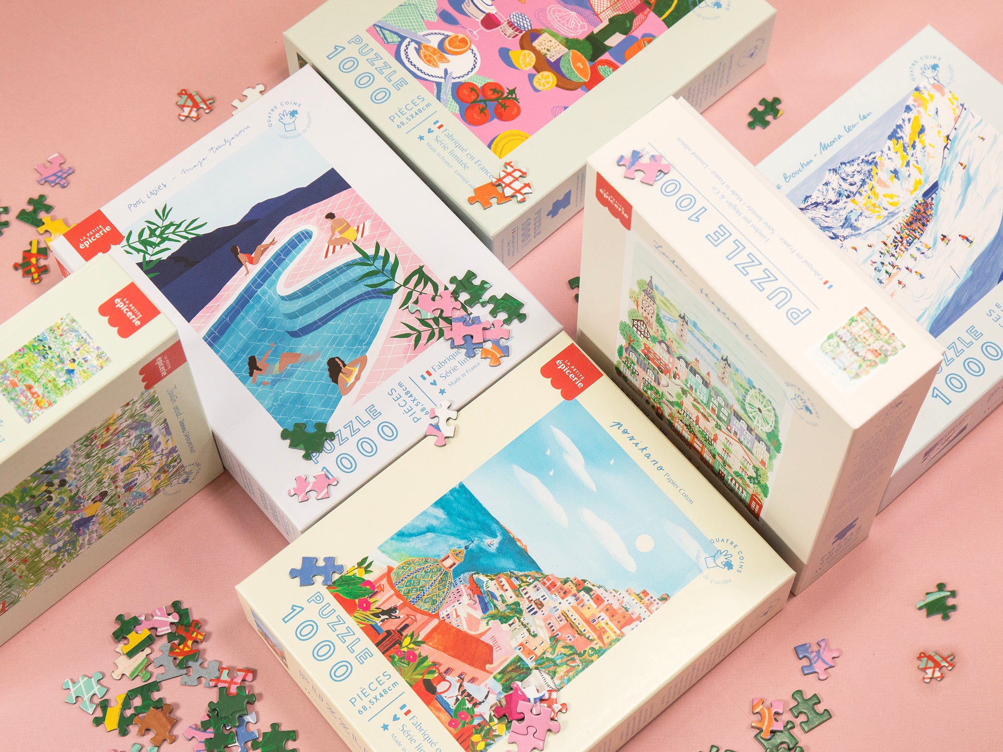 Puzzle Les fleurs comme un voyage par Sophie Weidler-Bauchez  - 1000 pièces