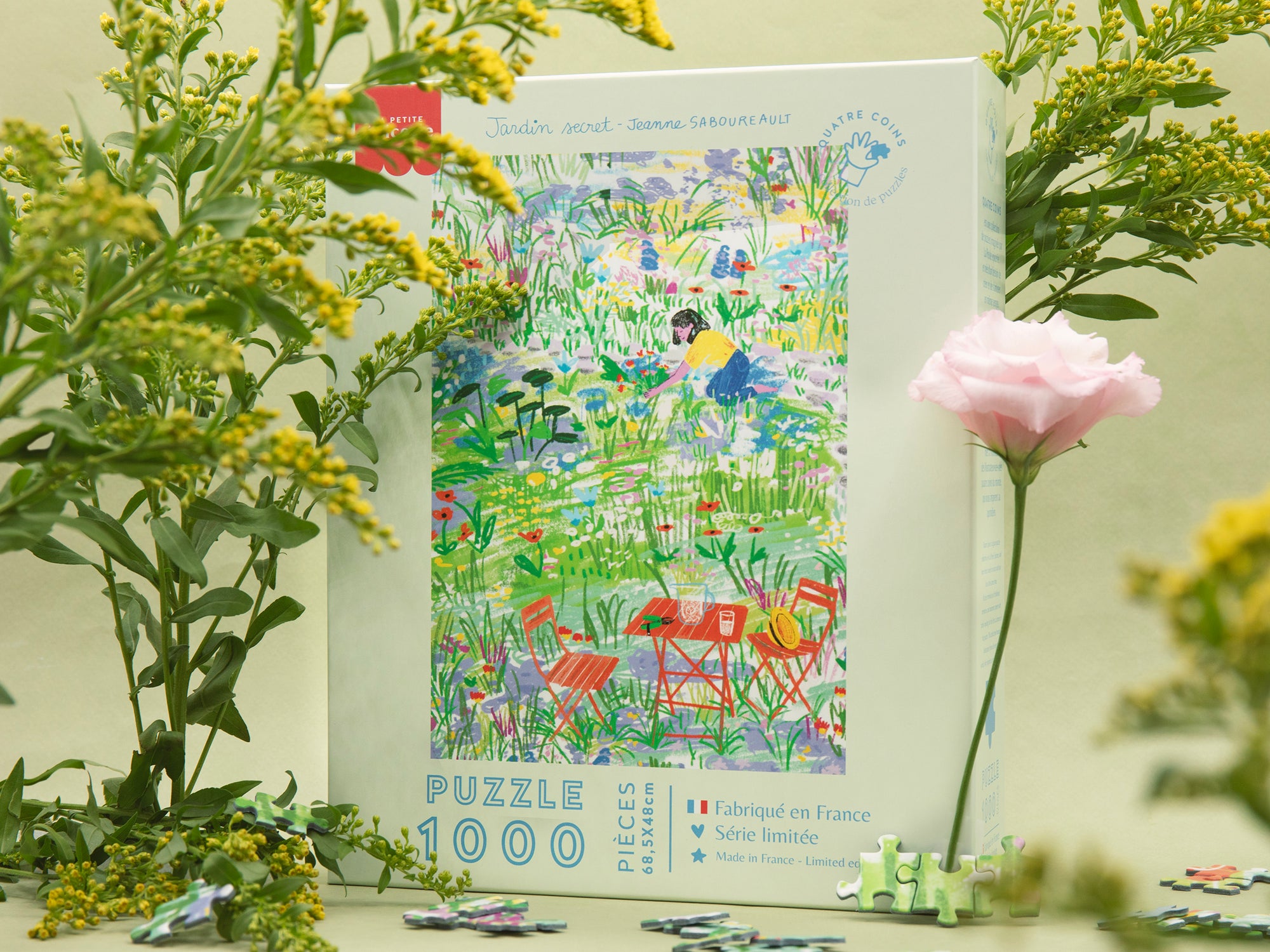 Puzzle Jardin secret par Jeanne Saboureault - 1000 pièces