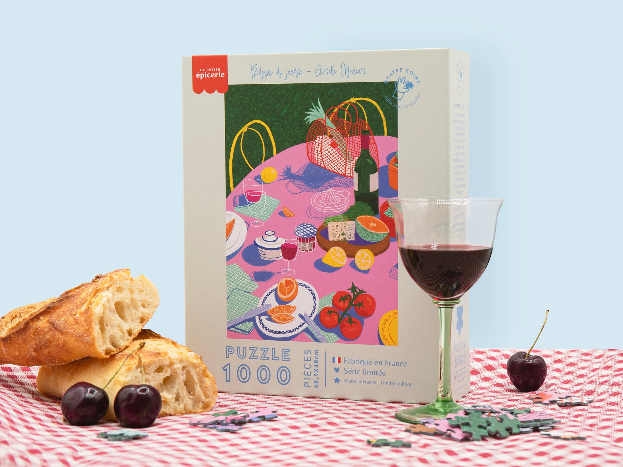Puzzle Bodegon de jardin par Gisèle Murias - 1000 pièces