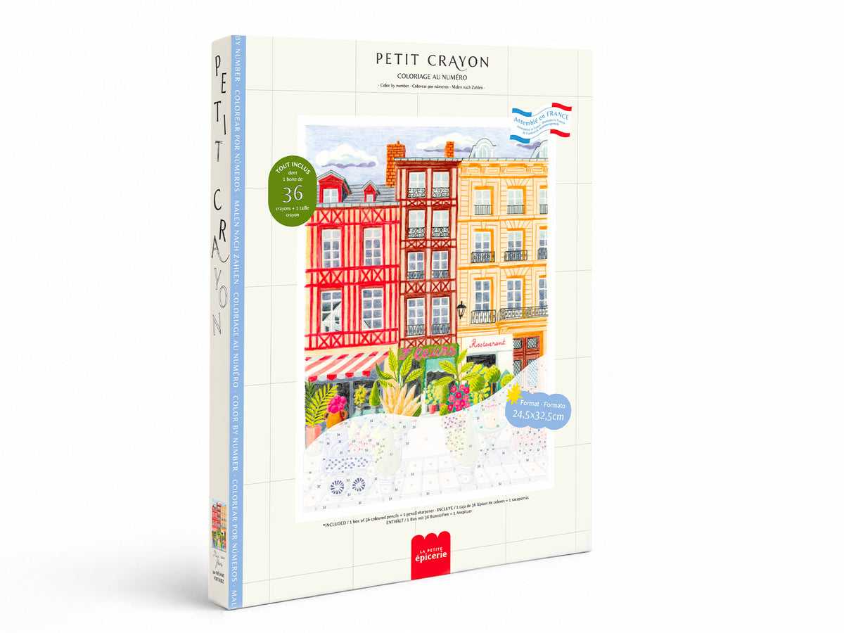 Achat Coffret coloriage au numéro Petit Crayon - Place Aux Fleurs