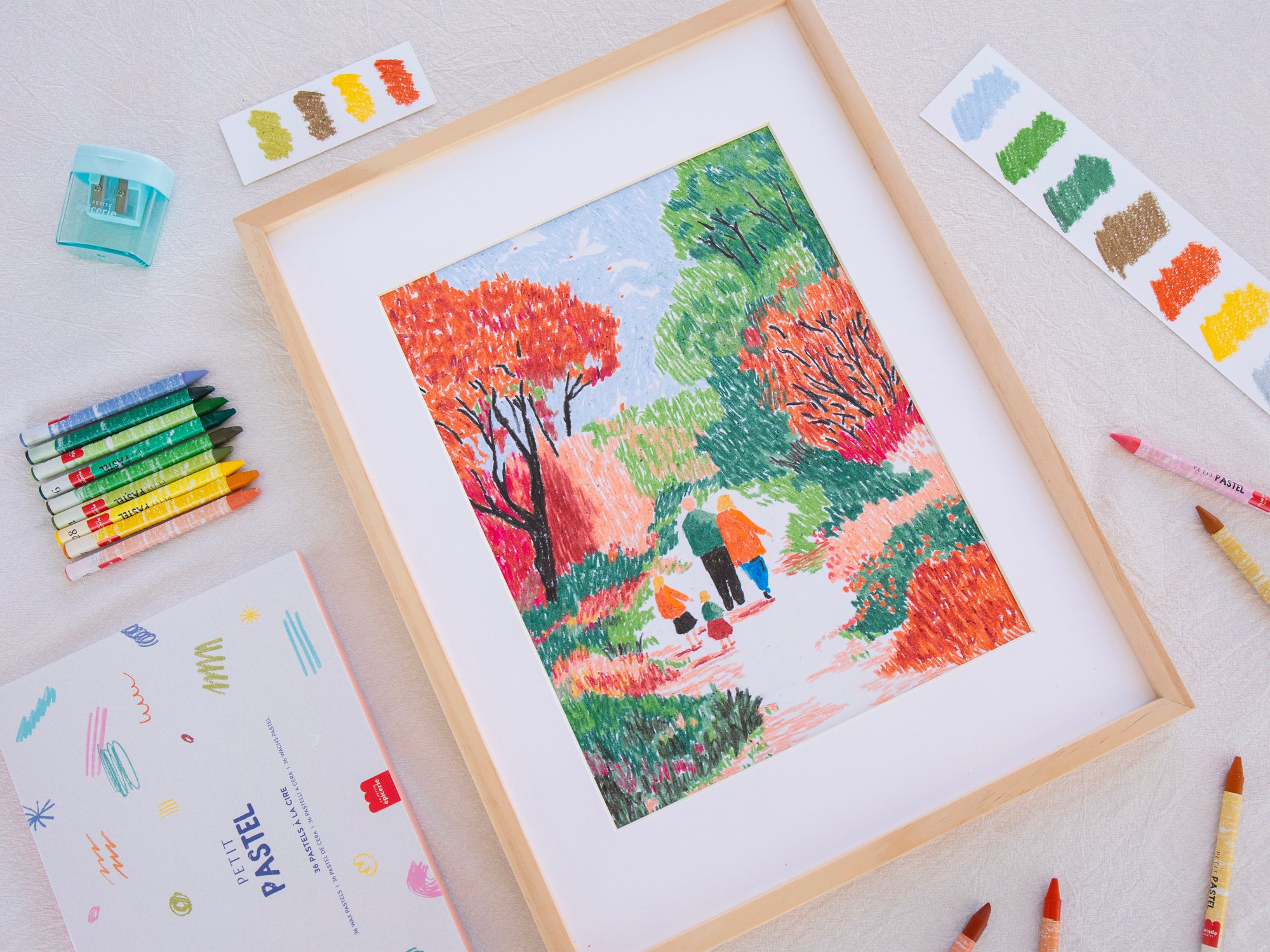 Petit Pastel - Balade D'automne