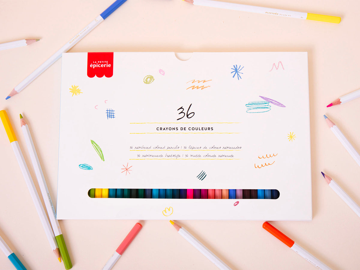 Coffret coloriage au numéro Petit Crayon - La Saison Des Fleurs