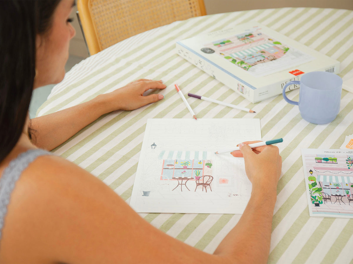 Coffret coloriage au numéro Petit Crayon - Morning Spot