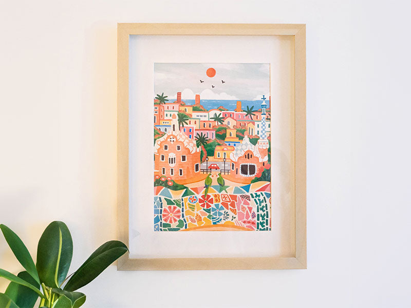 Coffret peinture au numéro - Barcelona par DazlStudio