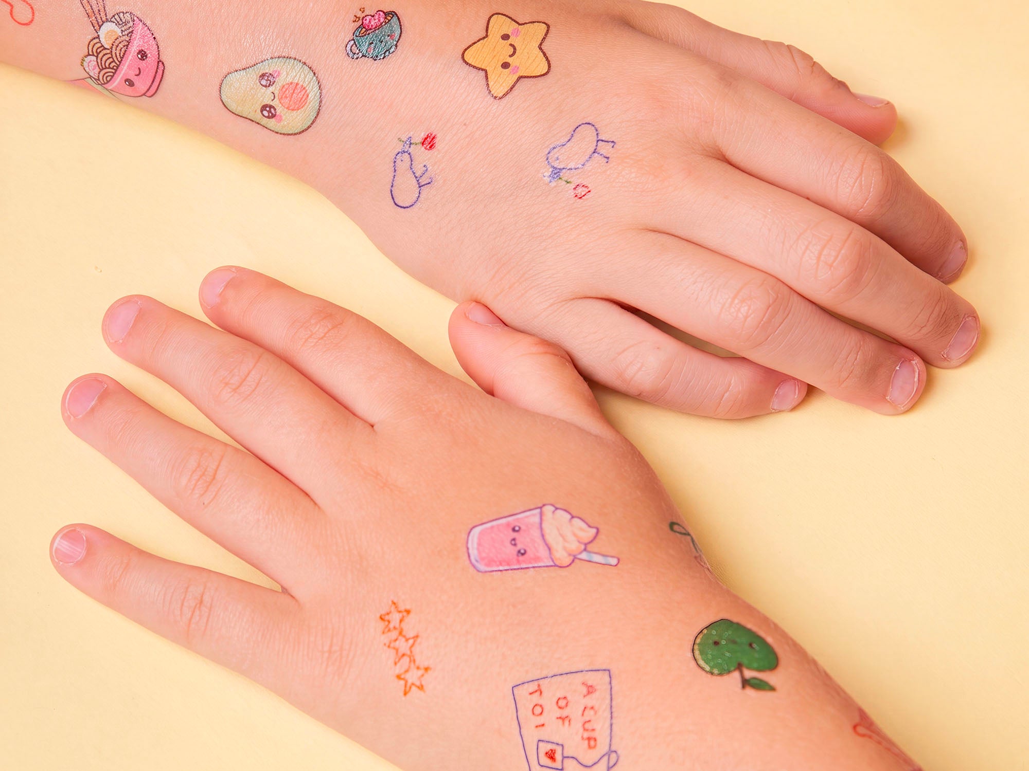 Achat Pochette de 40 Tattoos Pastel - Kawaii