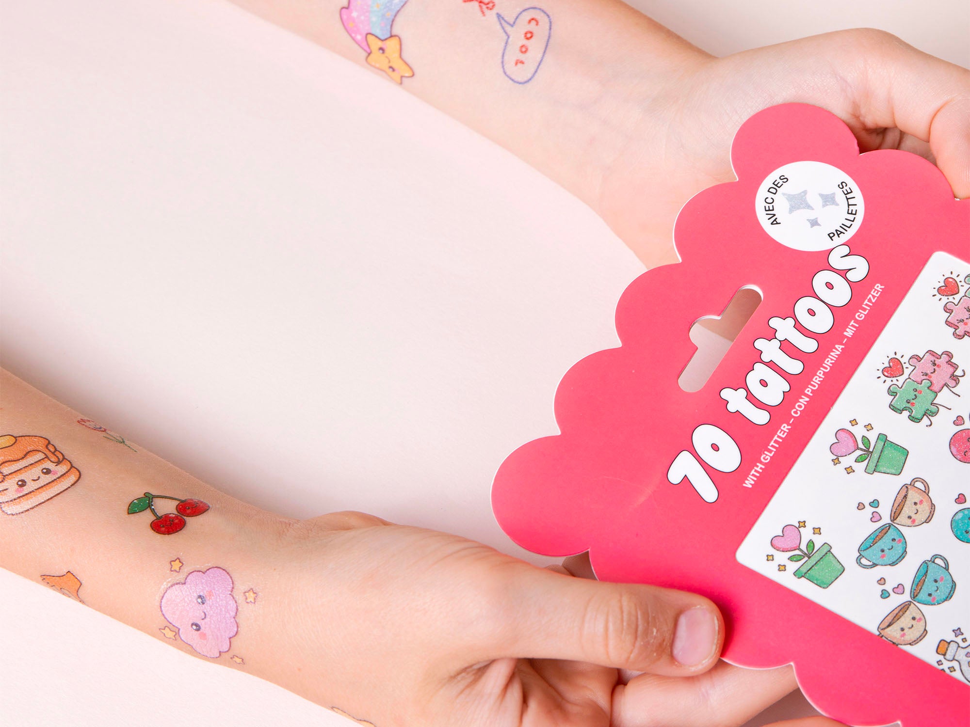 Pochette de 70 Tattoos Paillettes - Best Friends