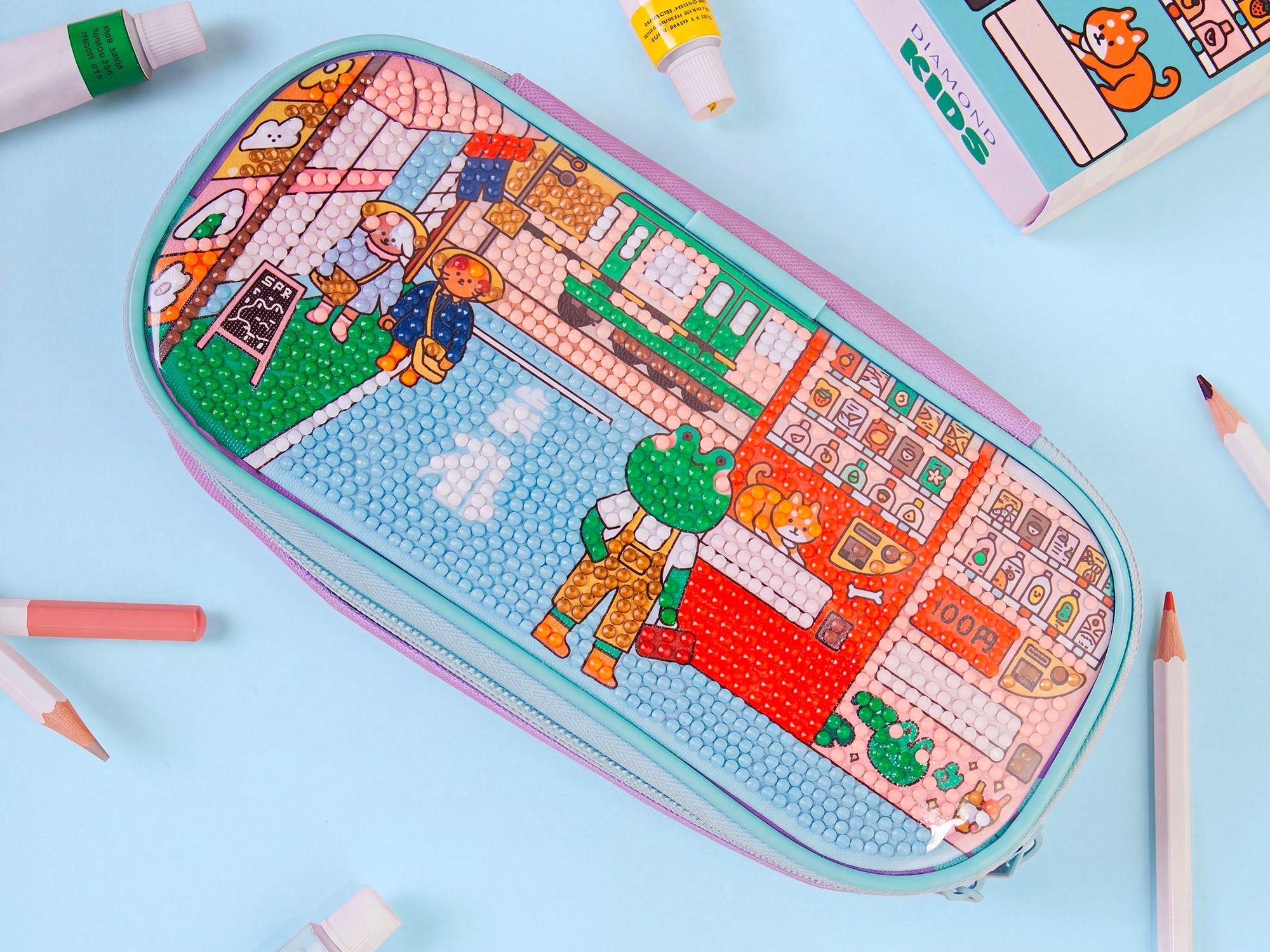 Petit Diamond Kids - Trousse à diamanter - Day in Tokyo