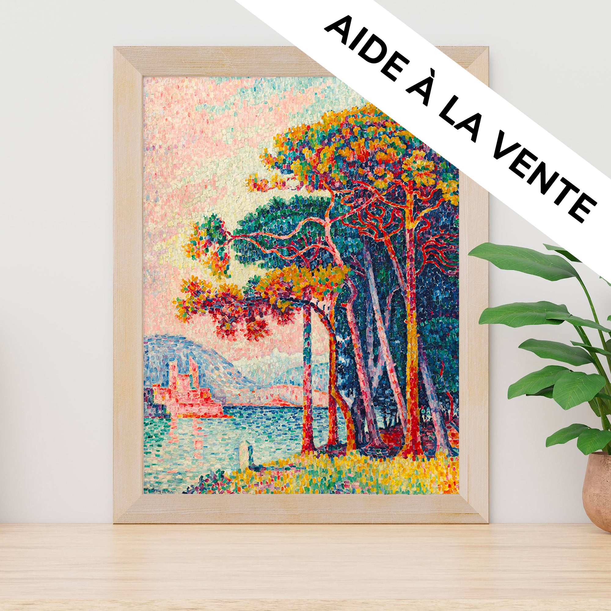 EXEMPLE PETIT PINCEAU - ANTIBES (LA PINÈDE) + MÄDCHEN IM KAHN
