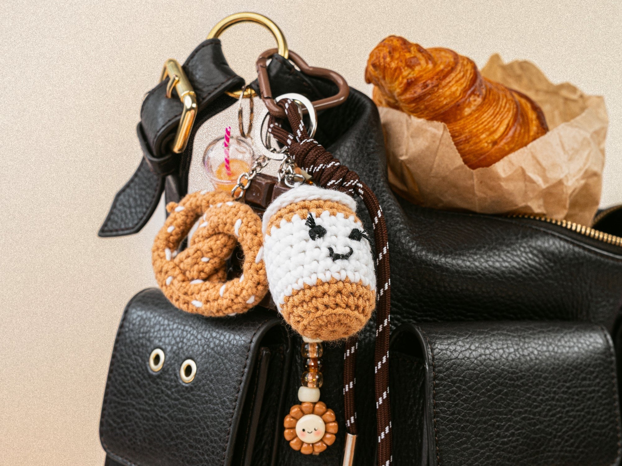 Achat Kit DIY Crochet Bag Charms - Coffee Time