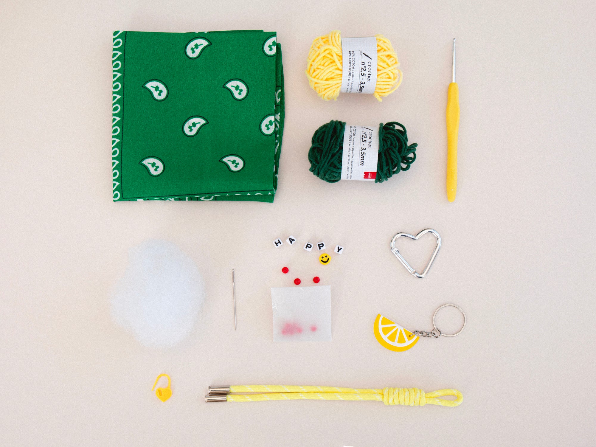 Kit DIY Crochet Bag Charms - Dolce Vita
