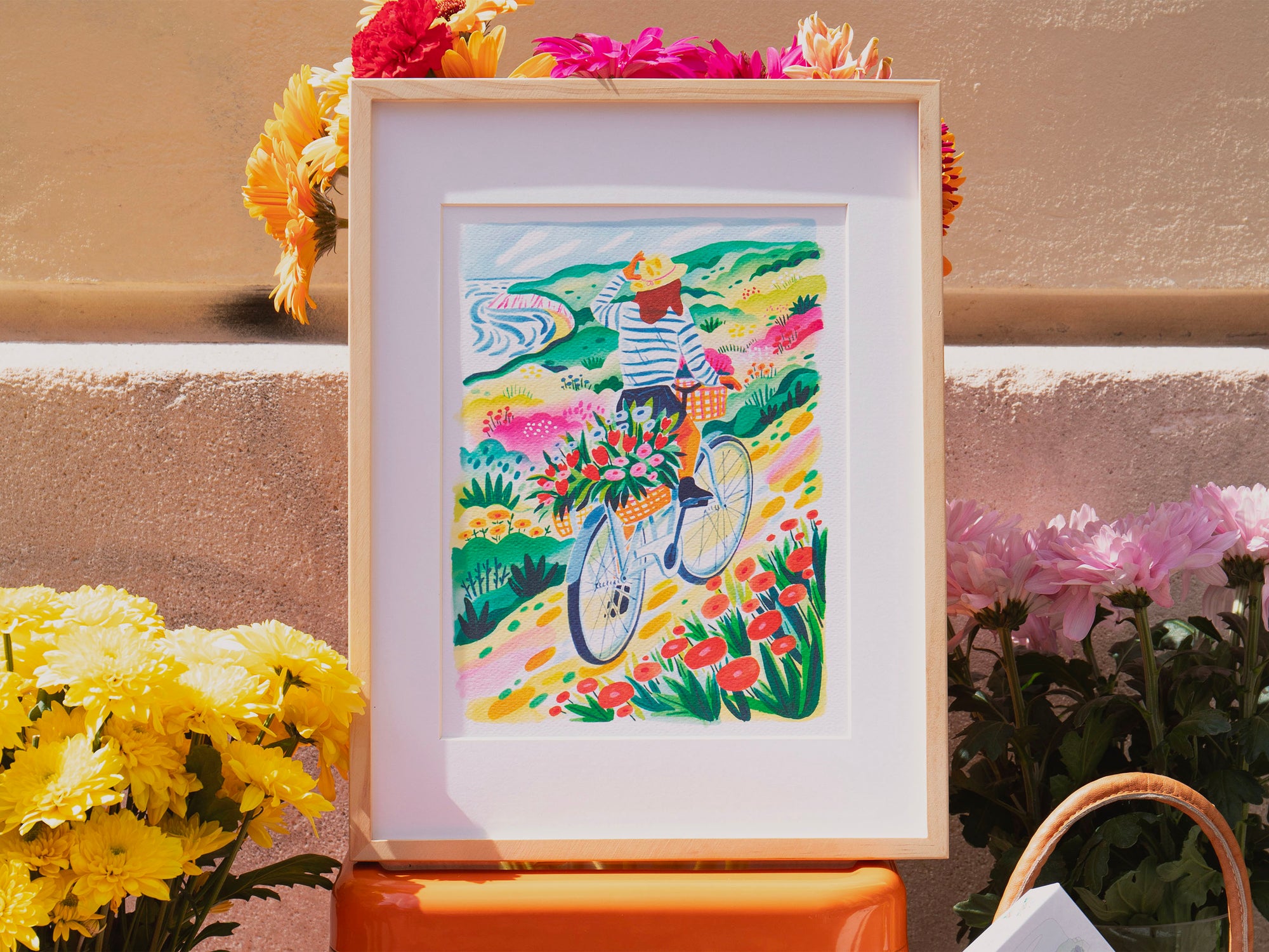 Achat Coffret peinture au numéro - Promenade près de l'Océan