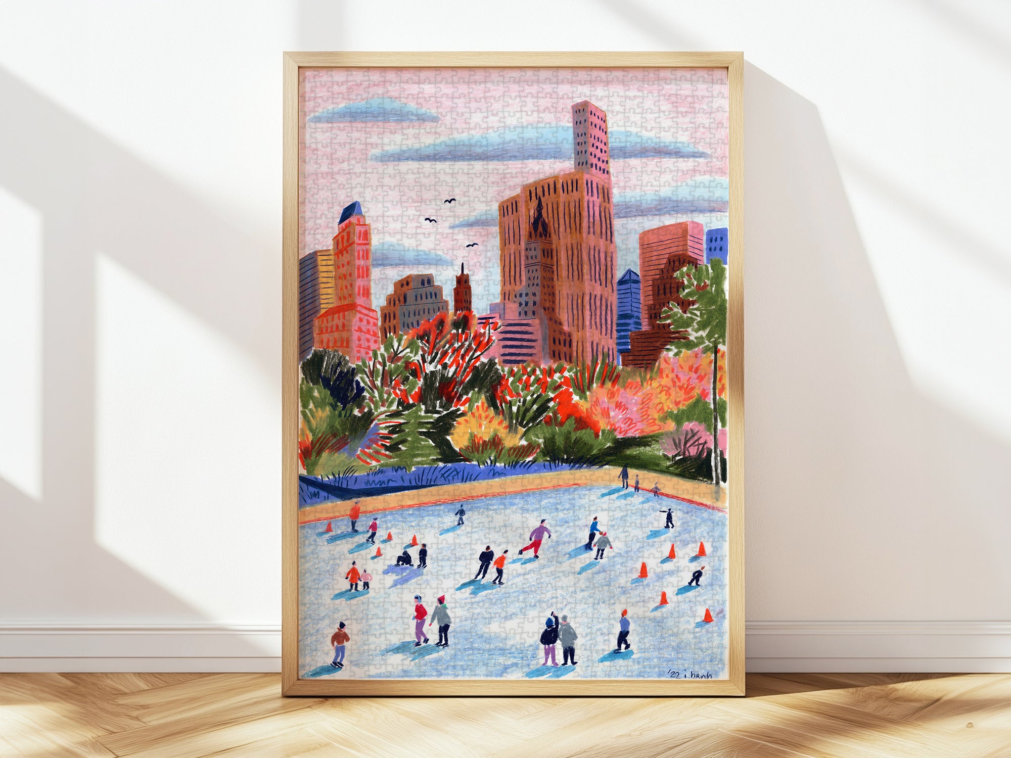 Achat Puzzle Skating in New York par Ban Hee - 1000 pièces